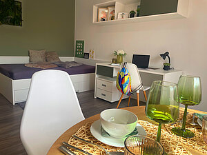 Eigenes Bad und Küche